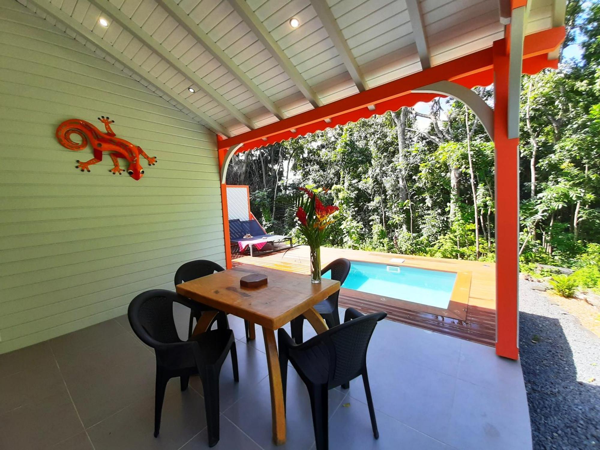 Caraibes Cottages Corail Piscine Privee A 900M De La Plage De Grande Anse デエエ エクステリア 写真